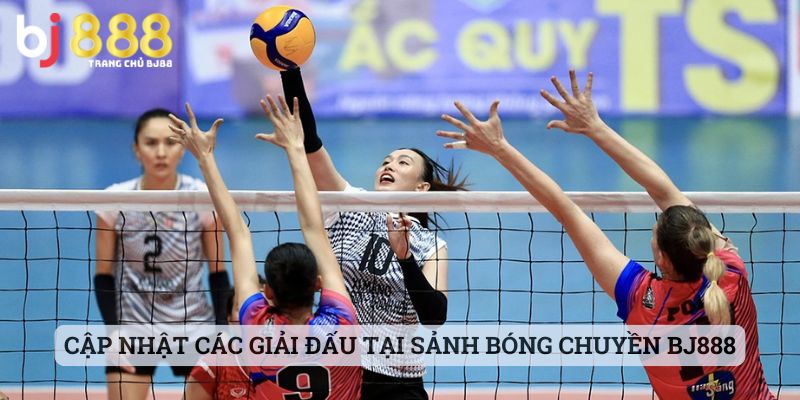 Cập Nhật Các Giải Đấu Hot Hit Tại Sảnh Bóng Chuyền Ở Bj888