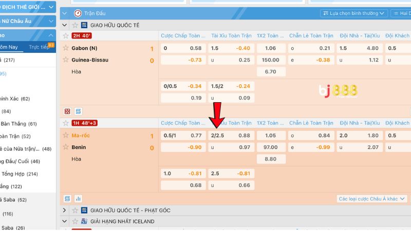 Kèo Chấp 2.25 Là Gì? Hướng Dẫn Chi Tiết Cách Đọc Kèo Chấp 2.25 4 Hướng Dẫn Các Bước Chơi Kèo Chấp 2–2.5 Trên Bj888