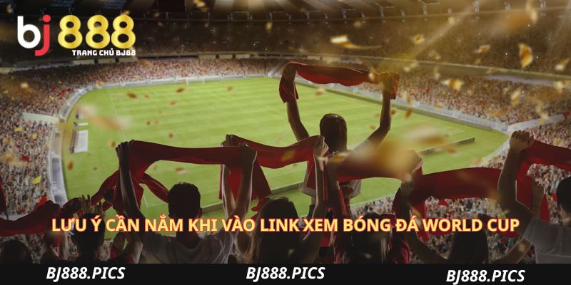 Lưu Ý Cần Nắm Khi Vào Link Xem Bóng Đá World Cup